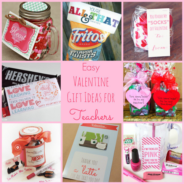 Valentine Gift Ideas For Teacher
 Easy Valentine Gift Ideas for the Teacher Happy Home Fairy