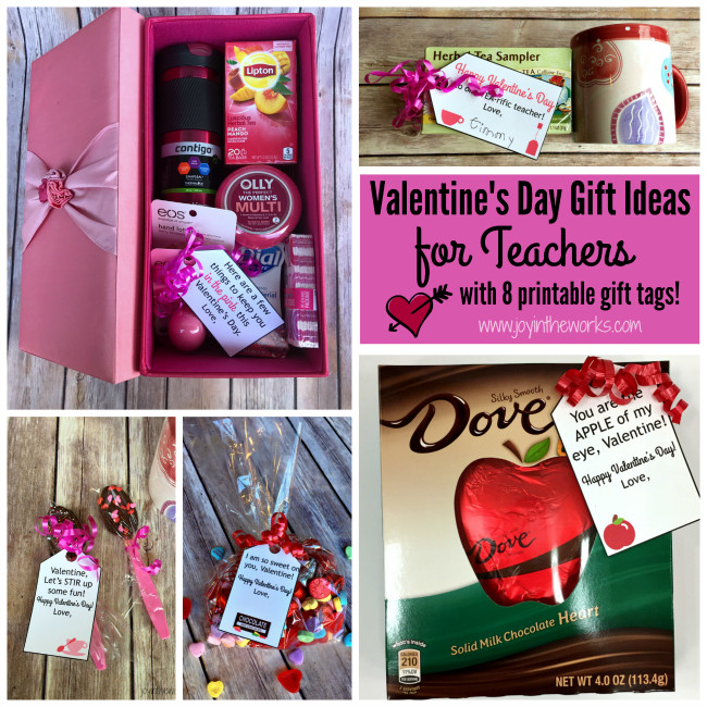 Valentine Gift Ideas For Teacher
 Valentine s Day Gift Ideas for Teachers Joy in the Works
