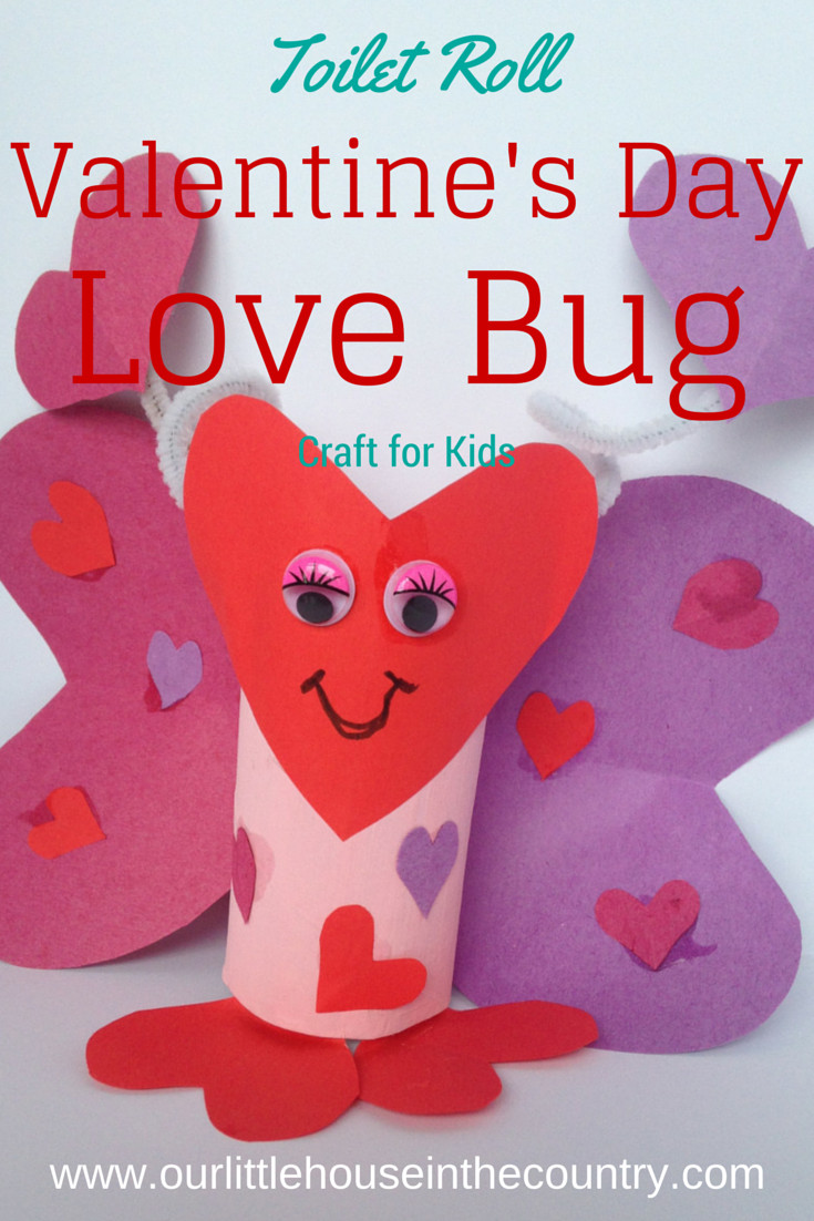 Valentine'S Day Craft Ideas For Toddlers
 Lola the Toilet Roll Love Bug Butterfly Valentine’s Craft