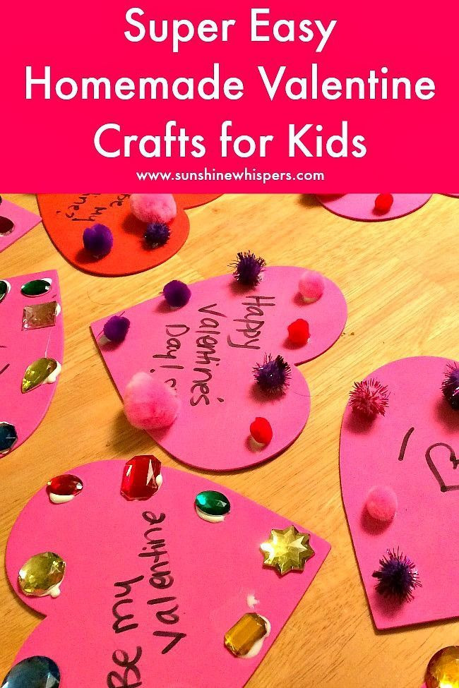 Valentine'S Day Craft Ideas For Toddlers
 Super Easy Homemade Valentine Crafts for Kids
