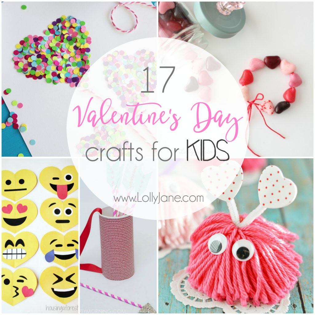 Valentine'S Day Craft Ideas For Toddlers
 17 Valentine s Day Crafts for Kids Lolly Jane