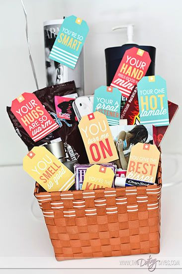 Valentine'S Day Gift Ideas For Husband
 Husband Gift Basket 10 Things I Love About You