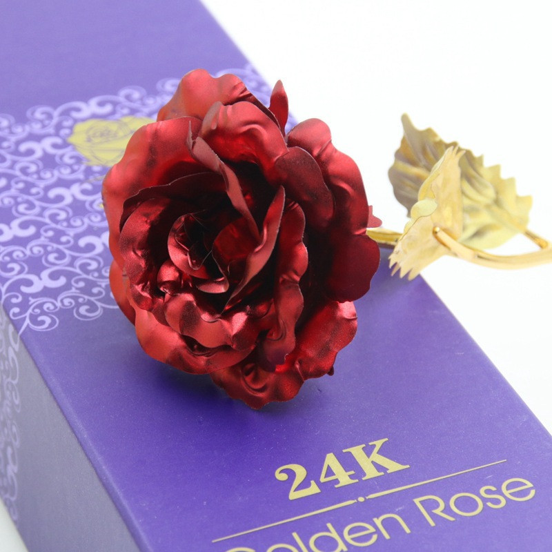 Valentine'S Gift Ideas
 24K Gold Plated Rose Flower Valentine s Day Gift Birthday