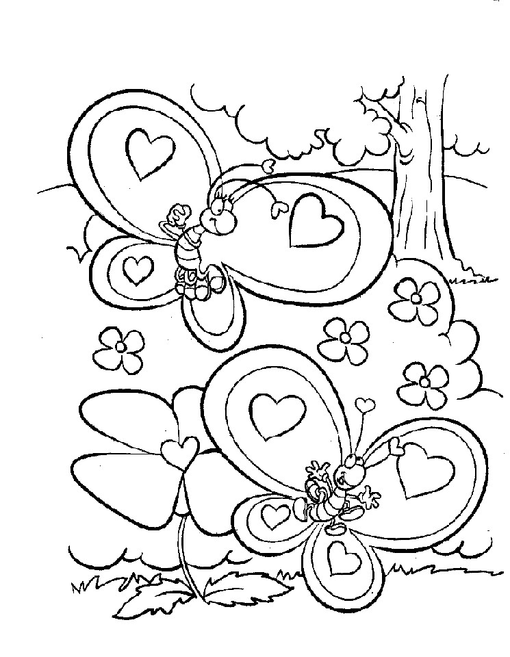 Valentines Coloring Pages For Girls
 Free Printable Valentines Day Coloring Pages Coloring Home