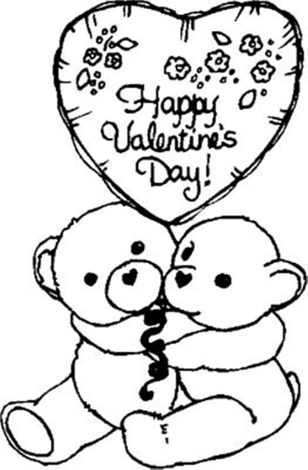 Valentines Coloring Pages For Girls
 Dibujos para colorear de “Happy Valentine´s Day