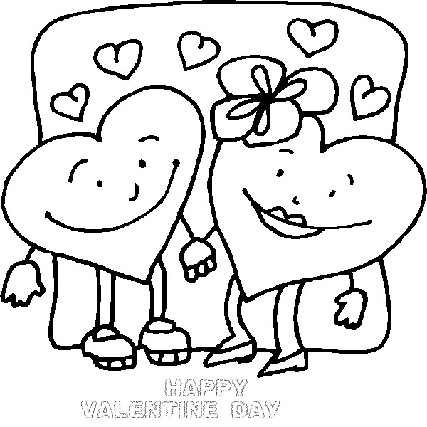 Valentines Coloring Pages For Kids
 Valentines Day Coloring Pages