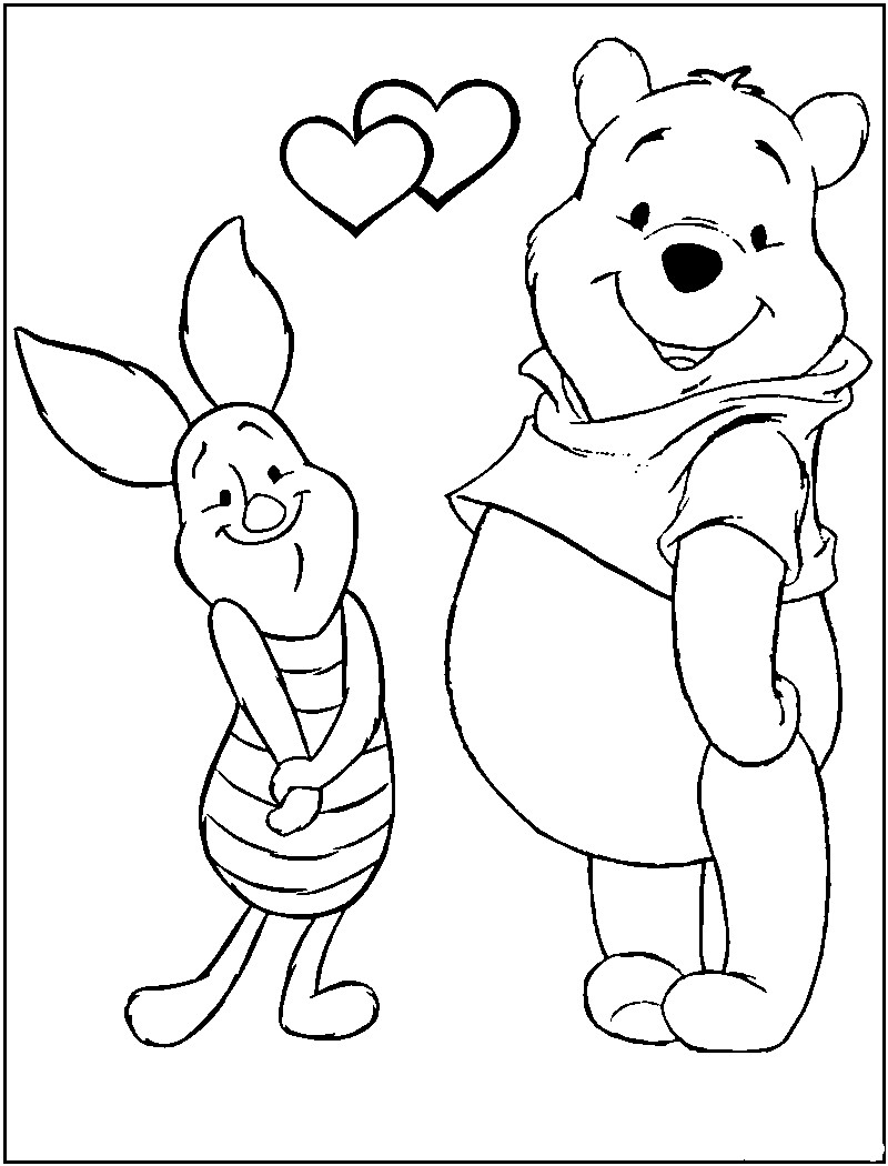 Valentines Coloring Pages For Kids
 Free Printable Valentine Coloring Pages For Kids