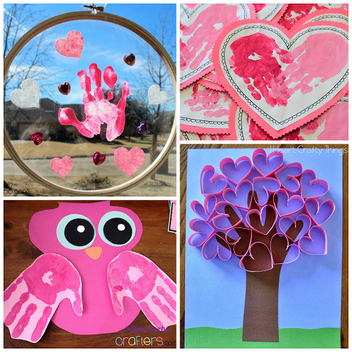 Valentines Craft Ideas For Toddlers
 Valentine s Day Handprint Craft & Card Ideas Crafty Morning