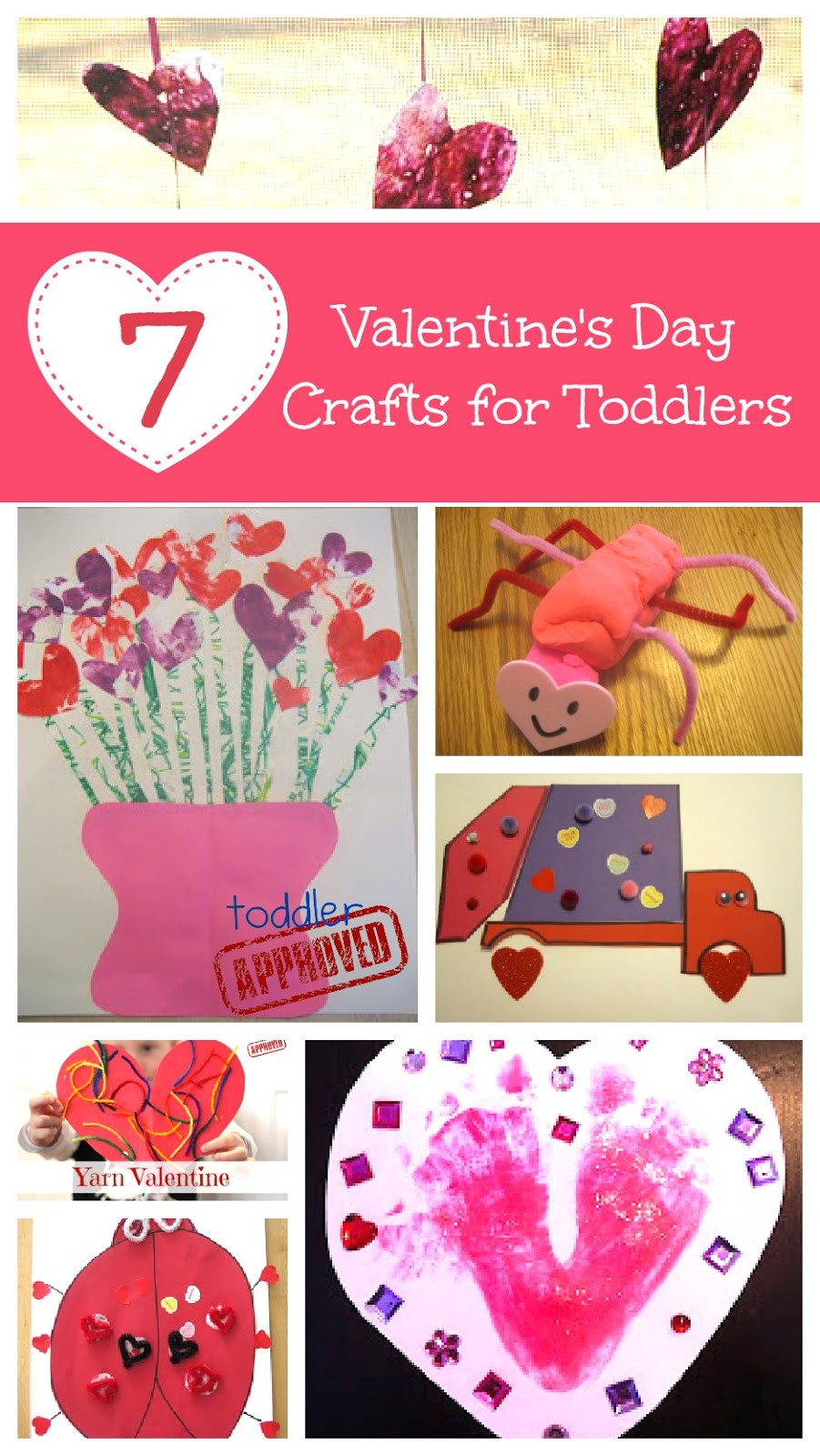 Valentines Craft Ideas For Toddlers
 Toddler Approved 7 Valentine s Day Crafts for Toddlers