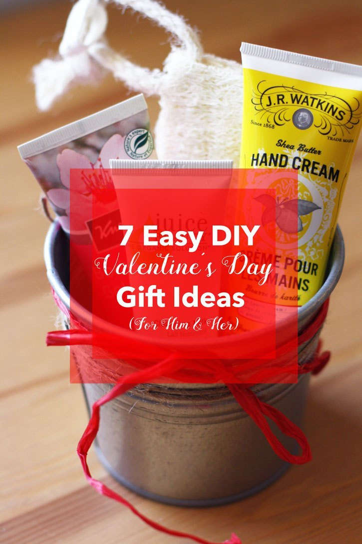 Valentines Day Gift Ideas For Her
 7 Easy DIY Valentine’s Day Gift Ideas For Him & Her