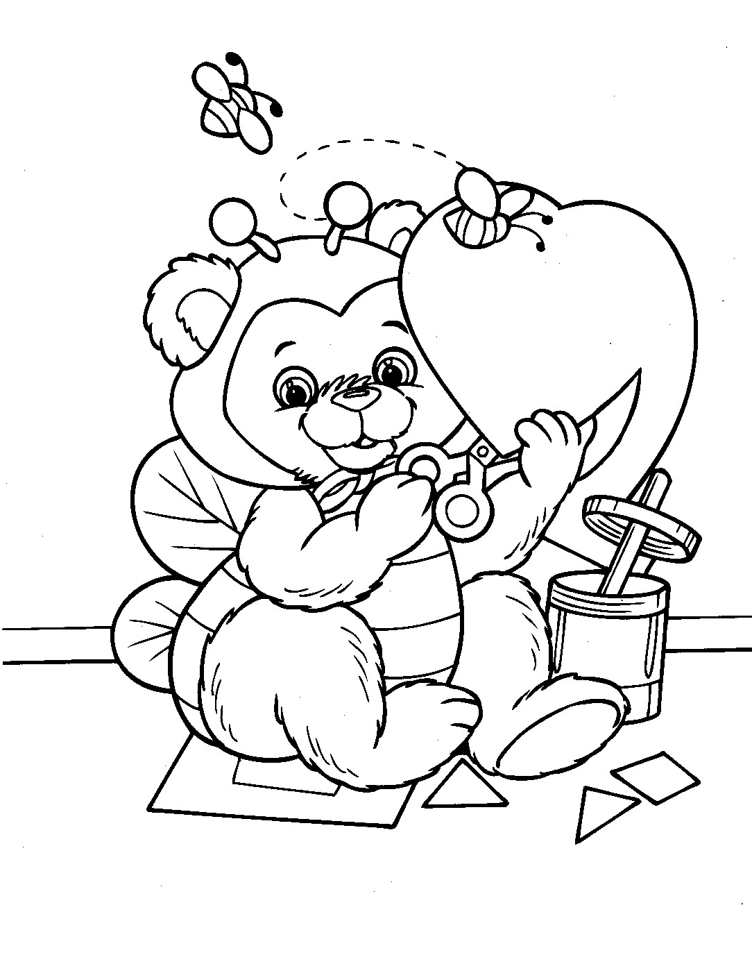 Valentines Day Printable Coloring Pages
 Free Printable Valentine Coloring Pages For Kids