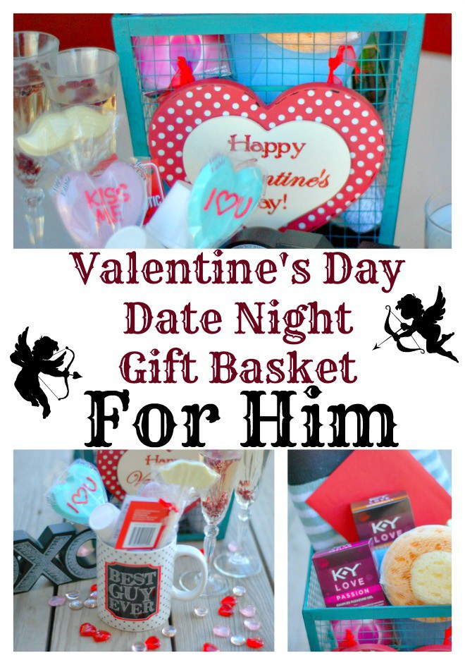 Valentines Gift Basket Ideas For Him
 Valentine s Day Date Night Gift Basket for Him An Alli Event