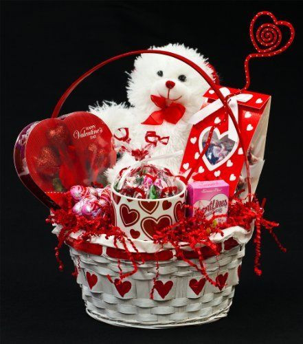 Valentines Gift Basket Ideas
 289 best images about Valentines day basket on Pinterest