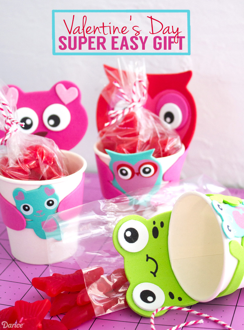 Valentines Gift Ideas For Children
 DIY Valentine Gift for Kids Paper Cup Kits Darice