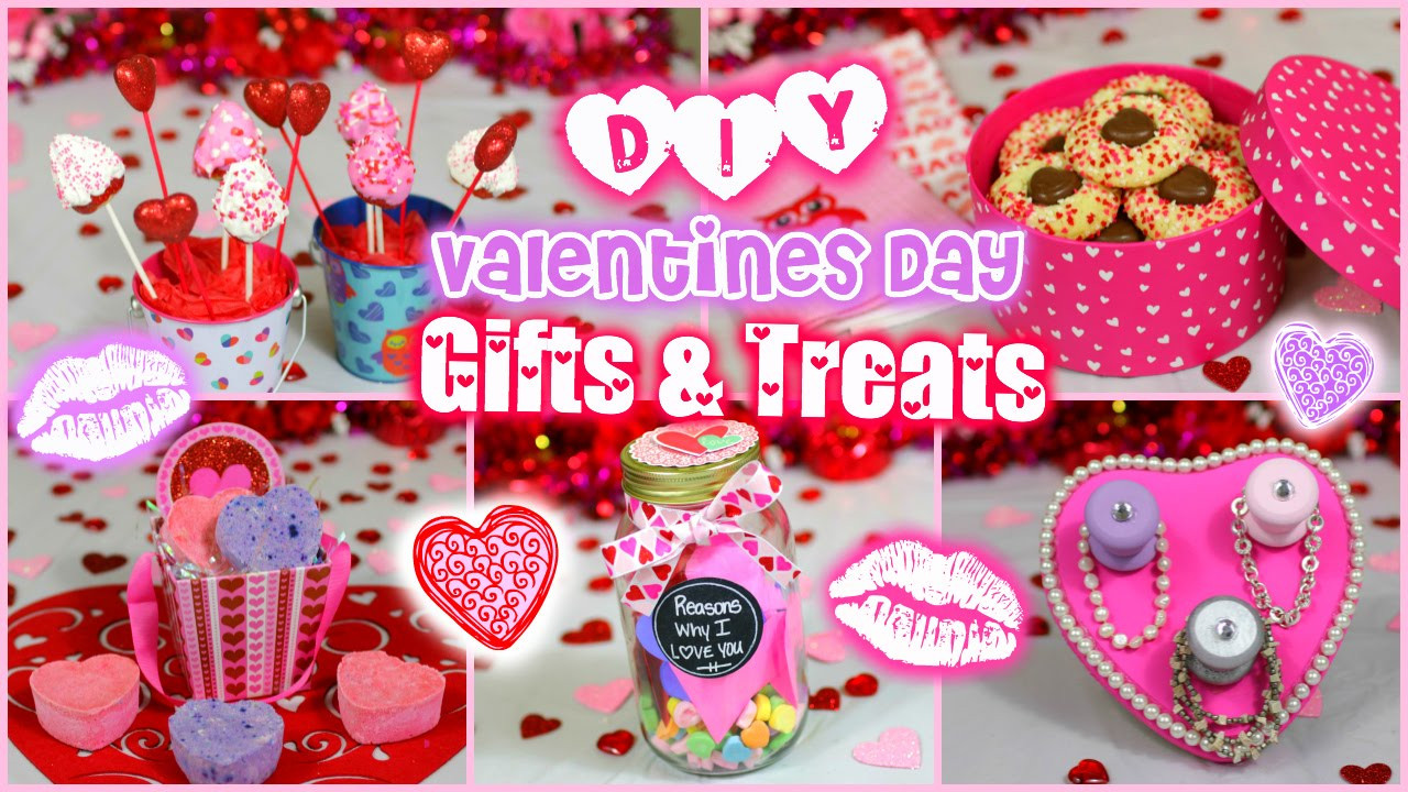 Valentines Gift Ideas For Girls
 Easy DIY Valentine s Day Gift & Treat Ideas for Guys and