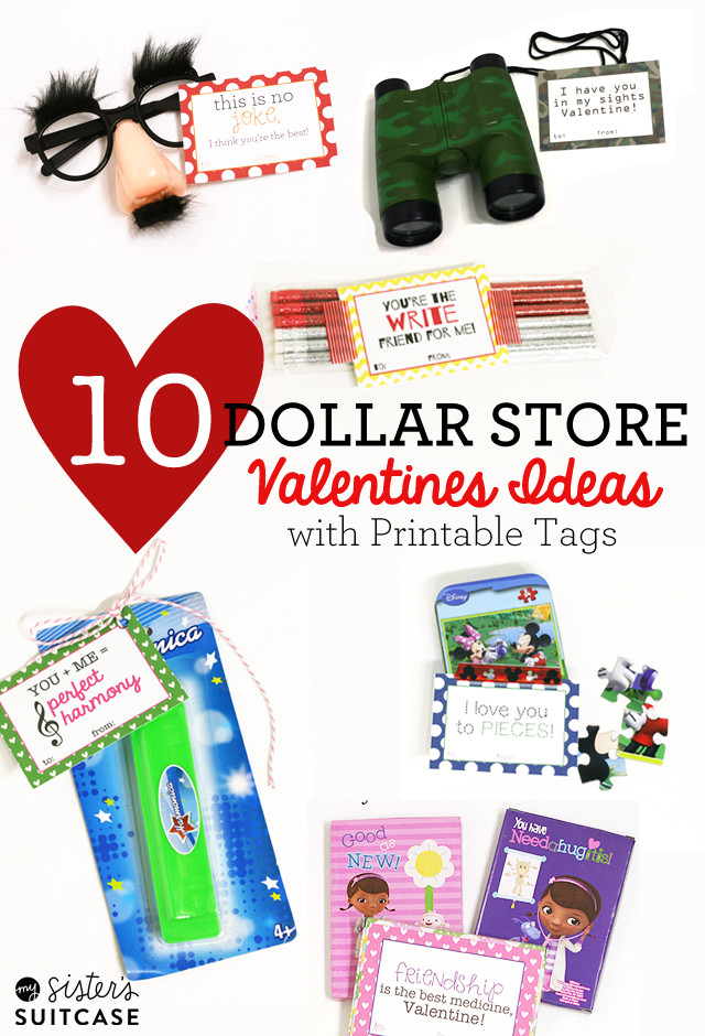 Valentines Gift Ideas For Girls
 10 Dollar Store Valentines Printables Boys Girls and