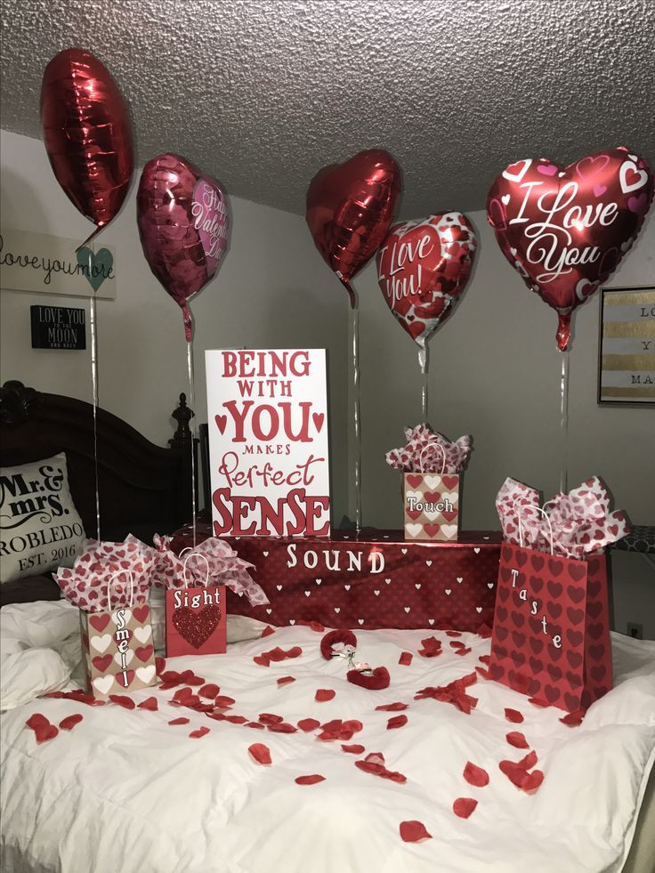 Valentines Gift Ideas For Him
 Valentine s Day surprise for him 5 Senses