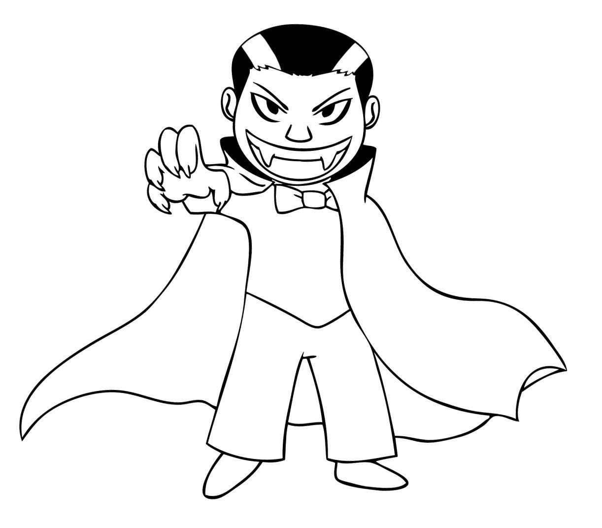 Vampire Coloring Pages
 Free Printable Vampire Coloring Pages For Kids