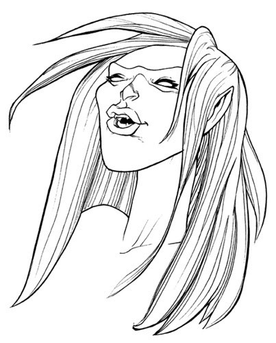 Vampire Girl Coloring Pages
 Vampire Girl Coloring Pages To Printable