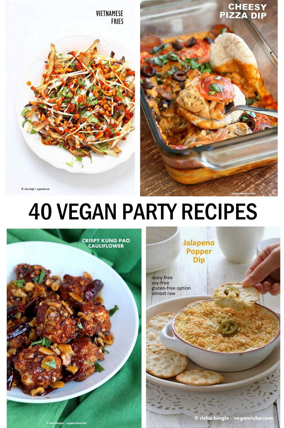 Vegetarian Dinner Party Menu Ideas
 40 Vegan Party Food Recipes Vegan Richa