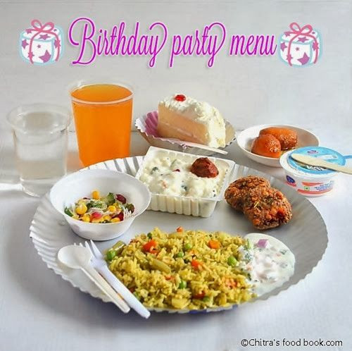 Vegetarian Dinner Party Menu Ideas
 SIMPLE BIRTHDAY PARTY RECIPES MENU FOR KIDS