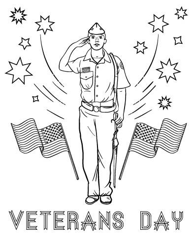 Veterans Day Coloring Pages Printable
 Free Veteran s Day Coloring Page