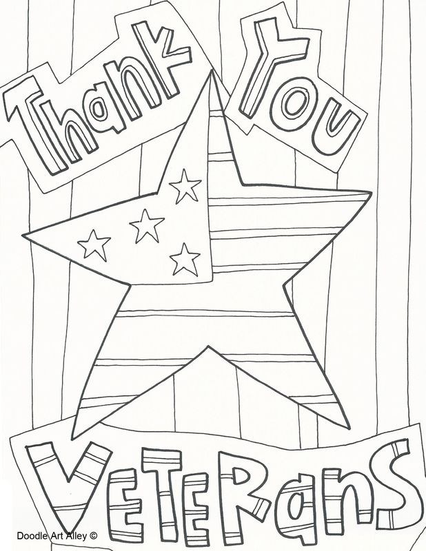 Veterans Day Coloring Pages Printable
 Thank you veterans day coloring pages