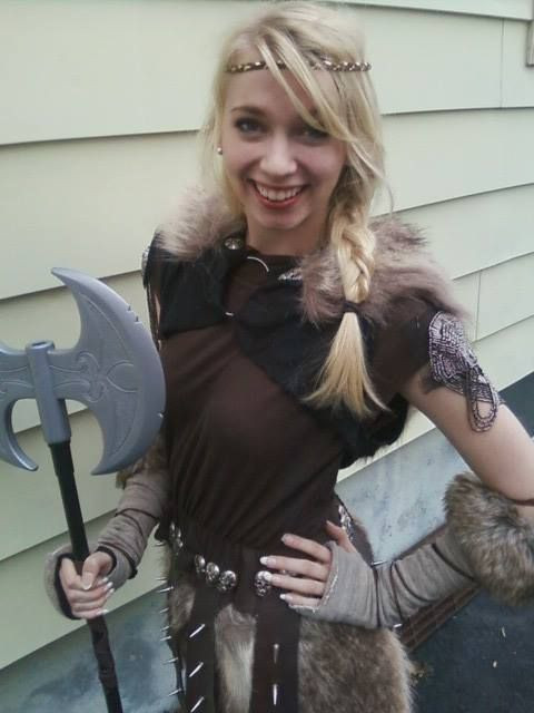 Viking Costume DIY
 So My friend went as Astrid from How to Train Your