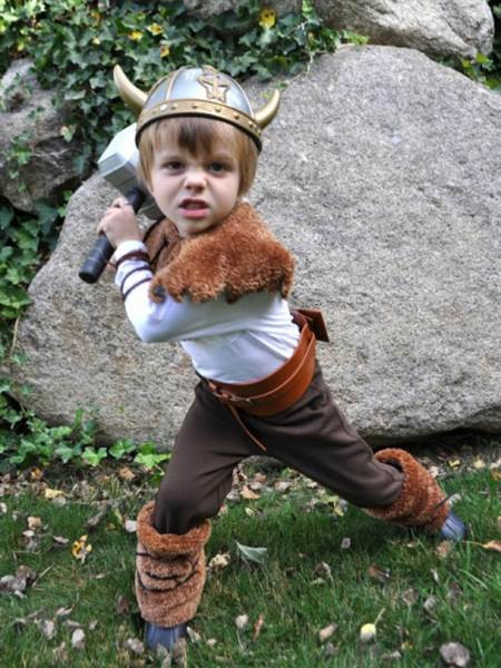 Viking Costume DIY
 Easy homemade costume ideas for the kids we promise you