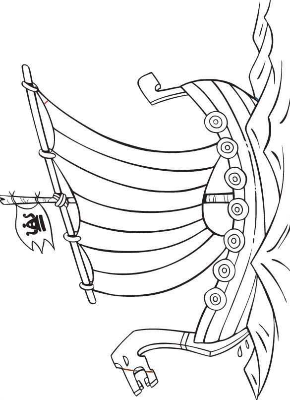 Vikings Coloring Pages
 Viking color in page could be useful for invites