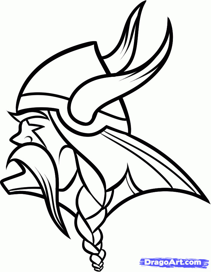 Vikings Coloring Pages
 How to Draw the Minnesota Vikings Step by Step Sports