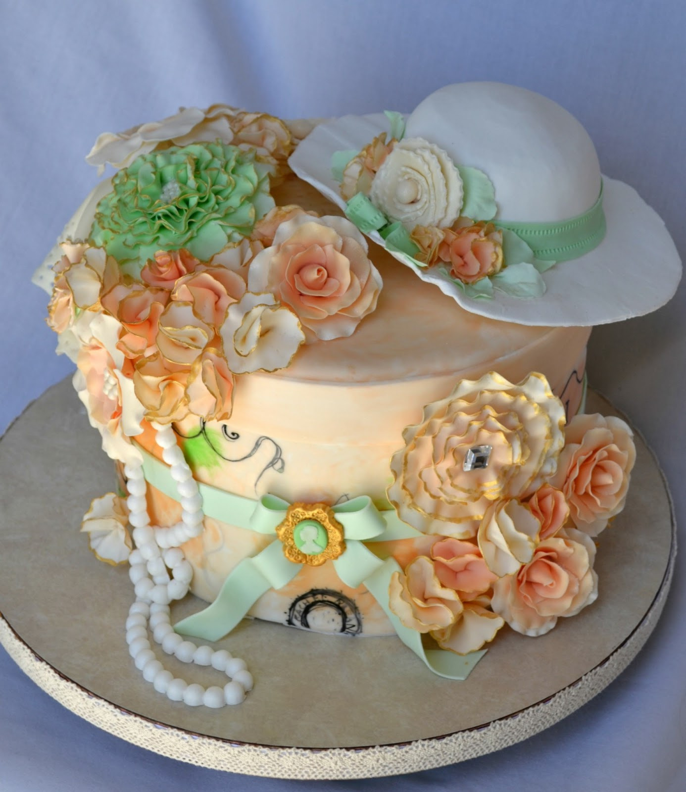 Vintage Birthday Cake
 Delectable Cakes Anne of Green Gables Inspired Vintage