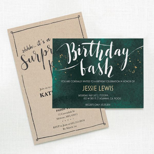 Vista Print Birthday Invitations
 Birthday Invitations & Personalized Party Favors