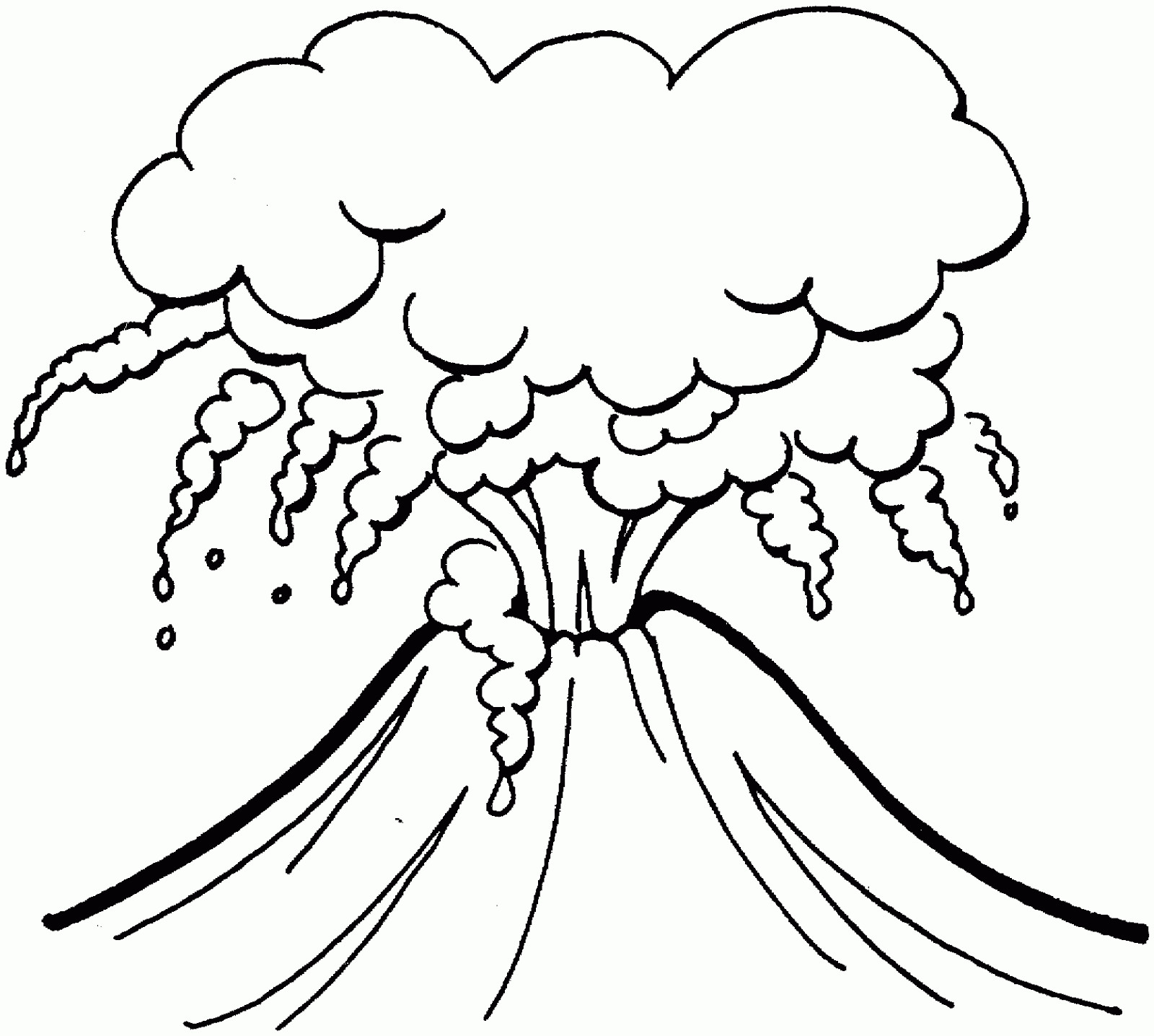 Volcano Coloring Pages
 Just JoeP April 2012