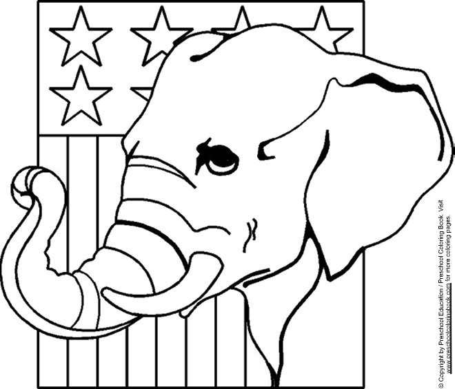 Voting Coloring Pages
 Election Day Coloring Pages Sketch Coloring Page