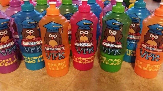 Vpk Graduation Gift Ideas
 Personalized VPK Graduation Bottles with Twist f Snack