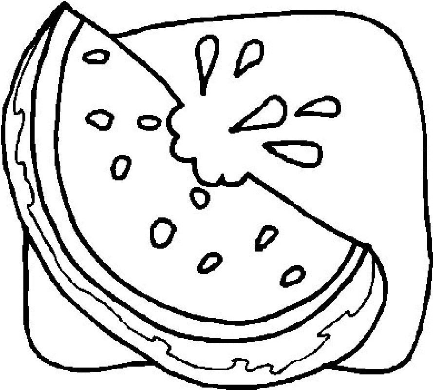 Watermelon Coloring Pages
 Watermelon Coloring Pages Best Coloring Pages For Kids
