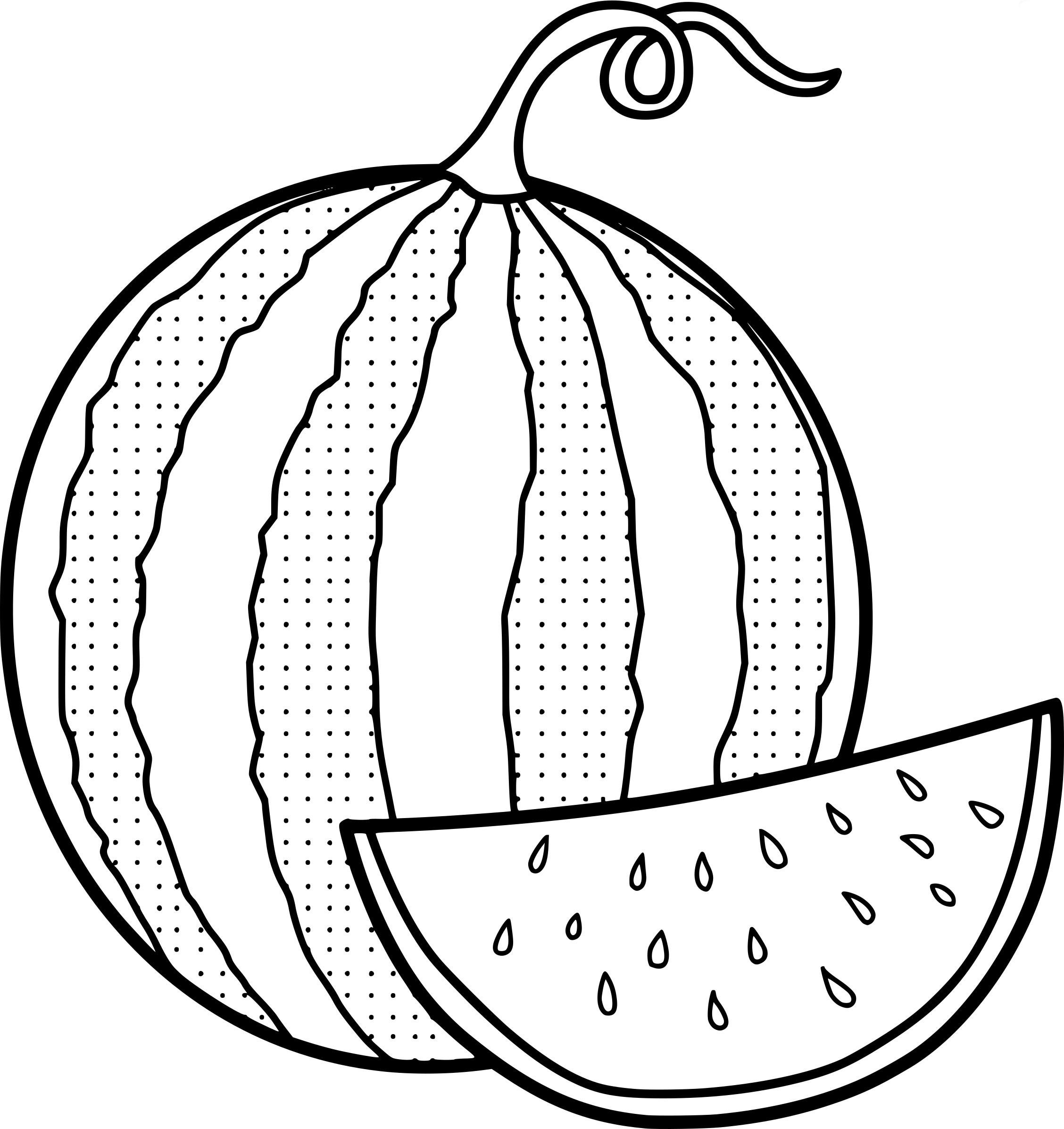 Watermelon Coloring Pages
 Watermelon Coloring Pages Best Coloring Pages For Kids
