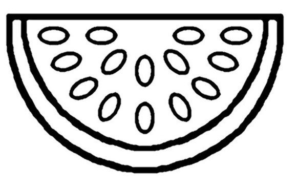 Watermelon Coloring Pages
 Fruit Coloring Pages Free Watermelon