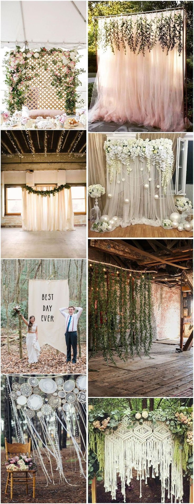 Wedding Backdrop DIY
 25 best ideas about Wedding backdrops on Pinterest