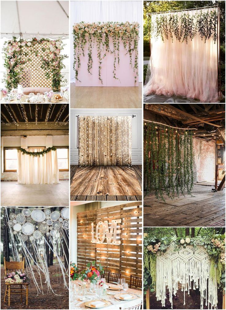 Wedding Backdrop Ideas DIY
 30 Unique and Breathtaking Wedding Backdrop Ideas