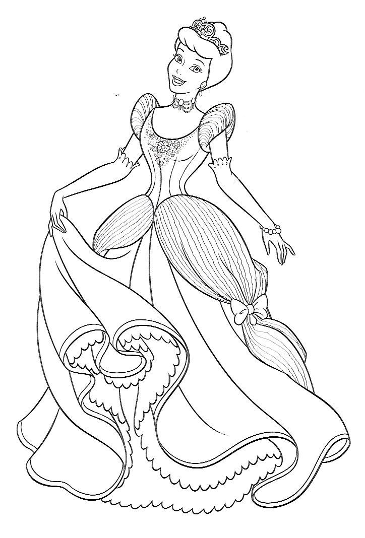 Wedding Coloring Pages For Boys
 Cinderella Disney Drawing