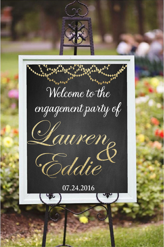 Wedding Engagement Party Ideas
 Engagement Party Decor DIY Printable Wel e to the