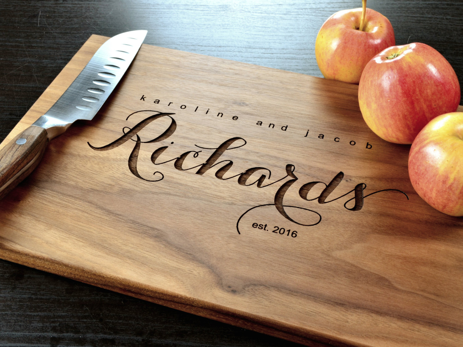 Wedding Gift Engraving Ideas
 Personalized Cutting Board Engraved Custom Cutting Board