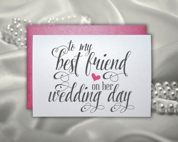 Wedding Gift Ideas For Best Friend
 25 cute Friend wedding ideas on Pinterest