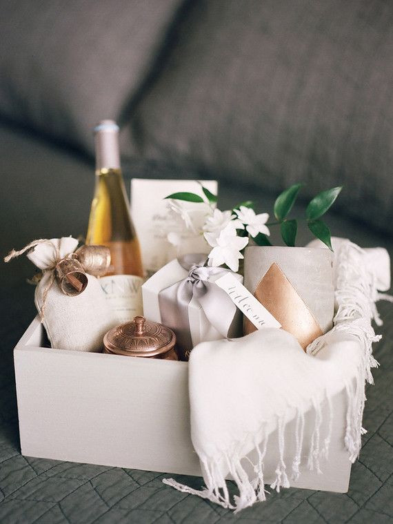 Wedding Gift Ideas For Bride
 Wedding t basket Bridesmaids Gifts