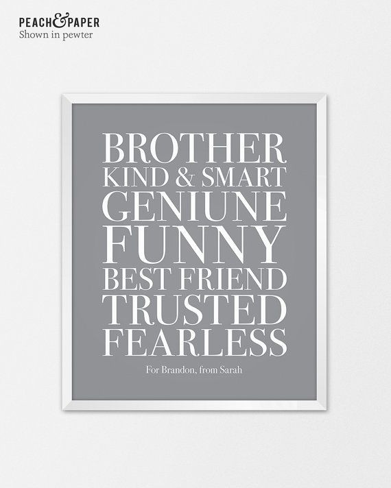 Wedding Gift Ideas For Brother
 The 25 best Brother wedding ts ideas on Pinterest