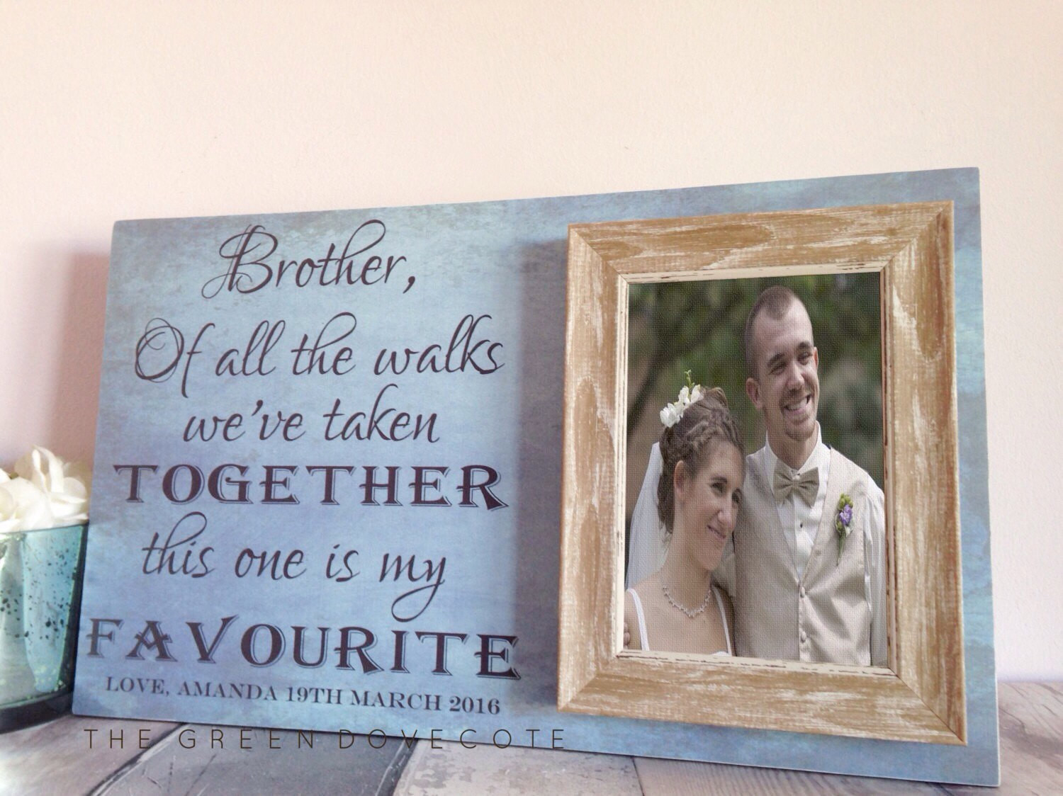Wedding Gift Ideas For Brother
 Wedding Gift For Brother Best Friend Gift Brother The