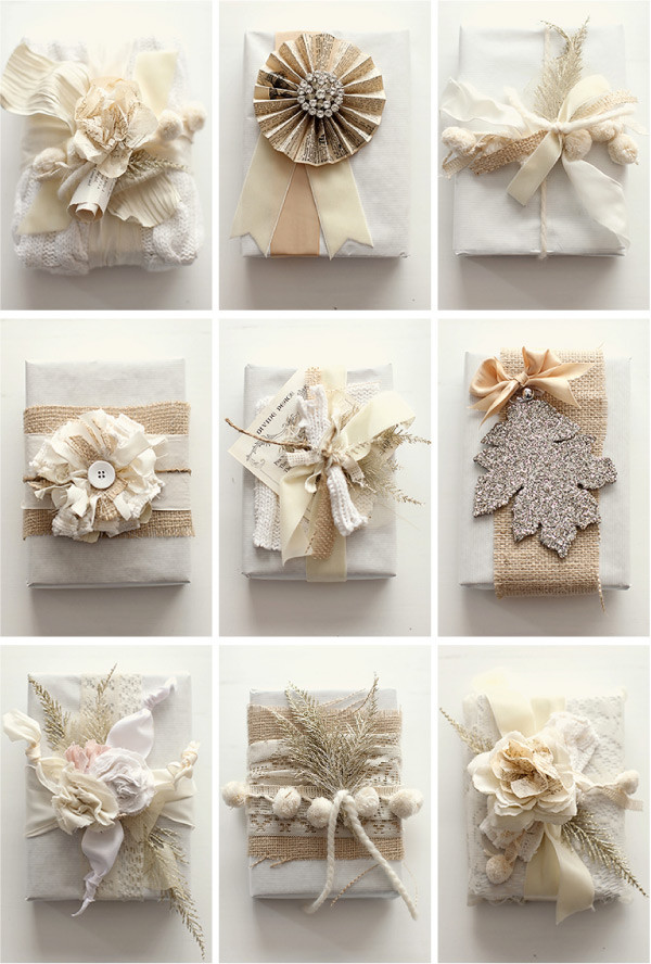 Wedding Gift Wrapping Ideas
 sara baig designs Holiday ideas t wrapping