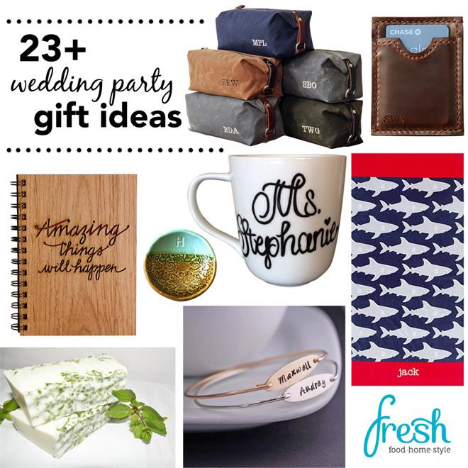 Wedding Party Gift Ideas For Groomsmen
 Creative t ideas for bridesmaids groomsmen and the
